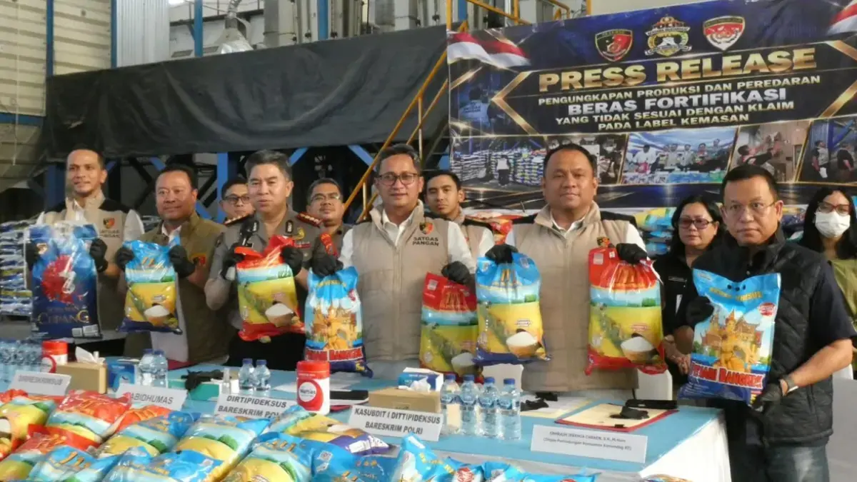 Satgas Pangan Polri Bongkar Praktik Terlarang dalam Produksi Beras Fortifikasi di Sumut