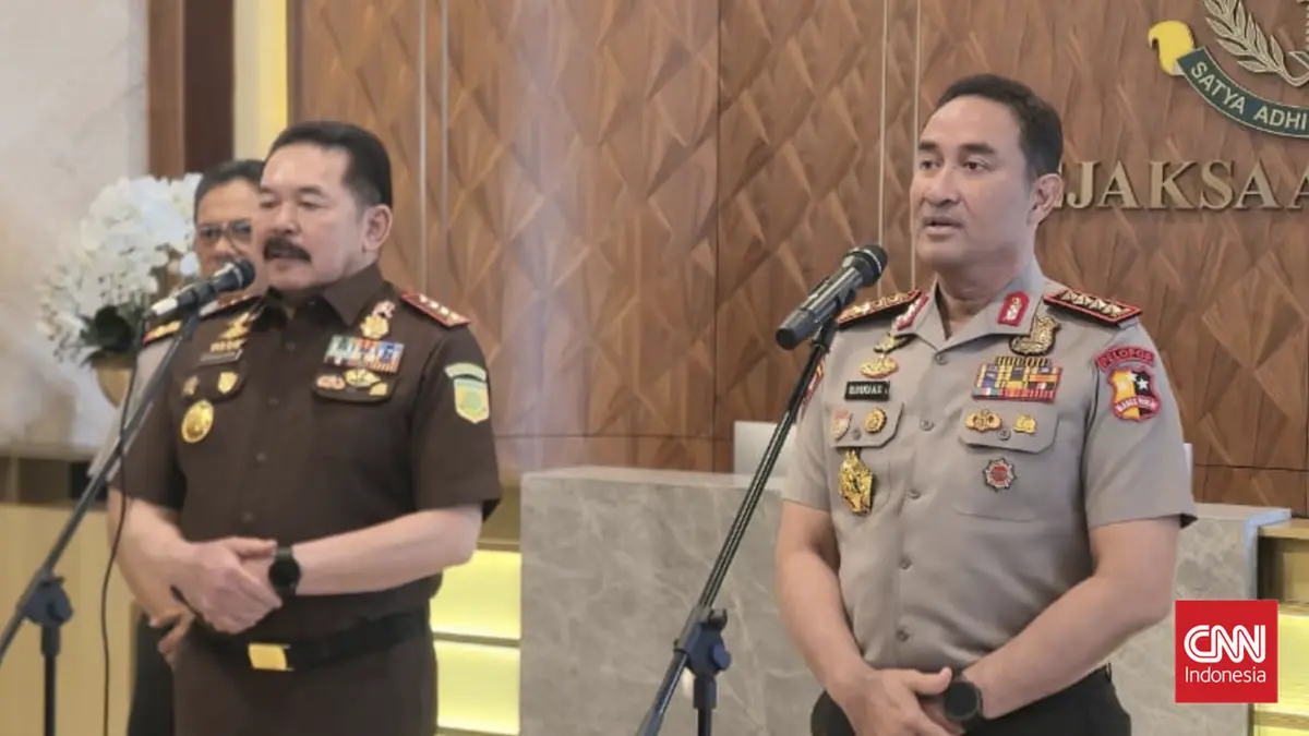 Pesan Jaksa Agung soal Penyidikan Saat Terima Jajaran Baru Polri