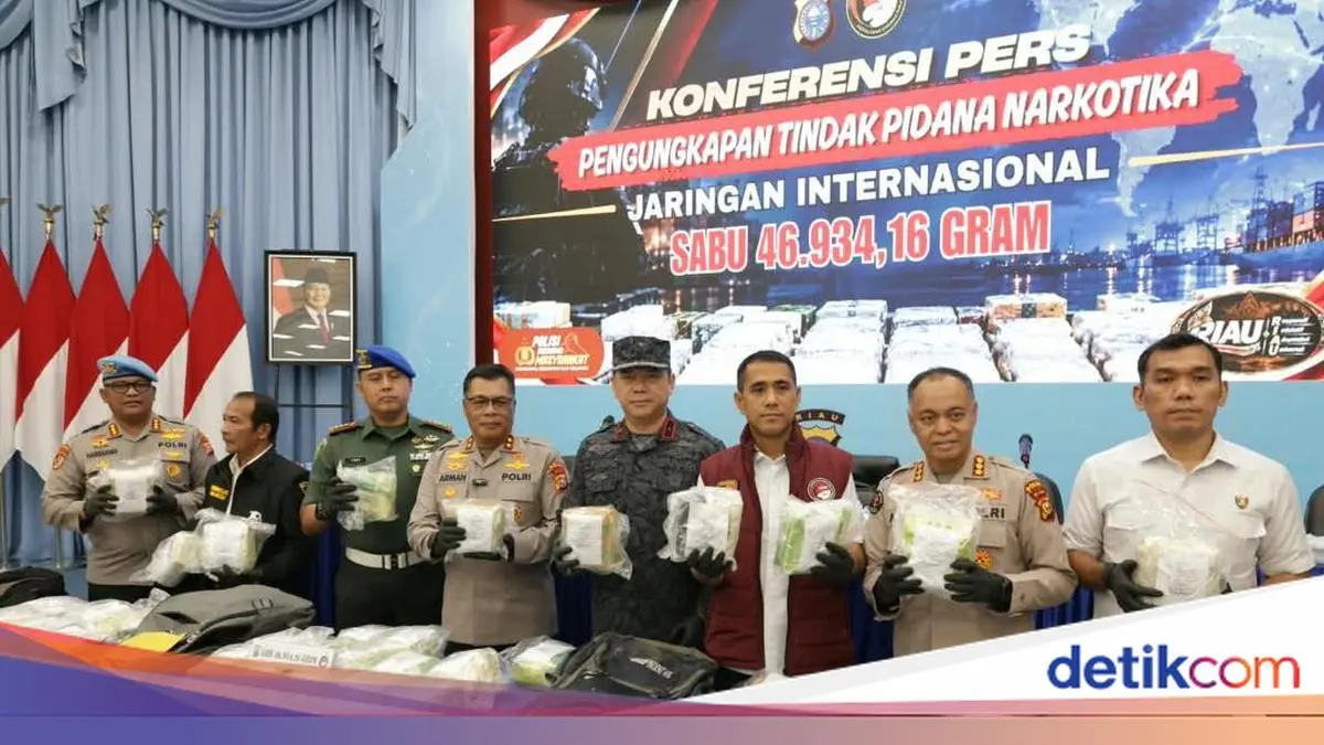 Polda Riau Sita Sabu Rp 84,5 Miliar, Setengah Juta Jiwa Terselamatkan