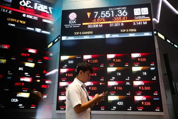 390 Saham Melemah, IHSG Hari Ini Ditutup Terkoreksi ke 6.146