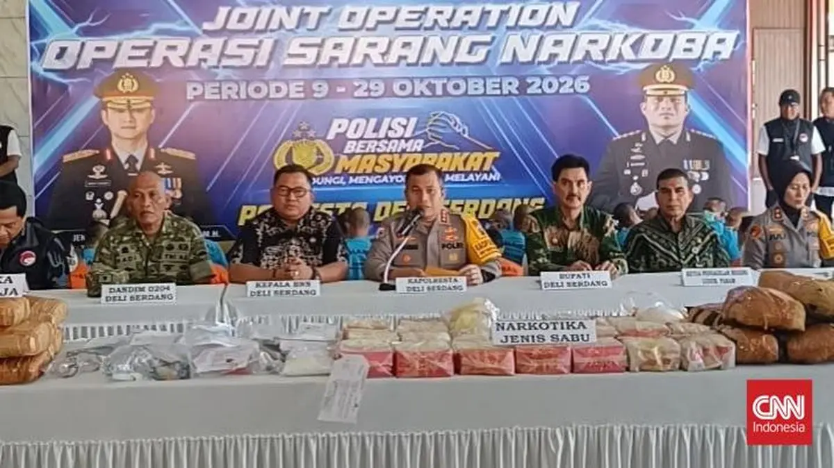 12 Bandar Narkoba di Deli Serdang Ditangkap, 23 Kg Sabu-Ganja Disita