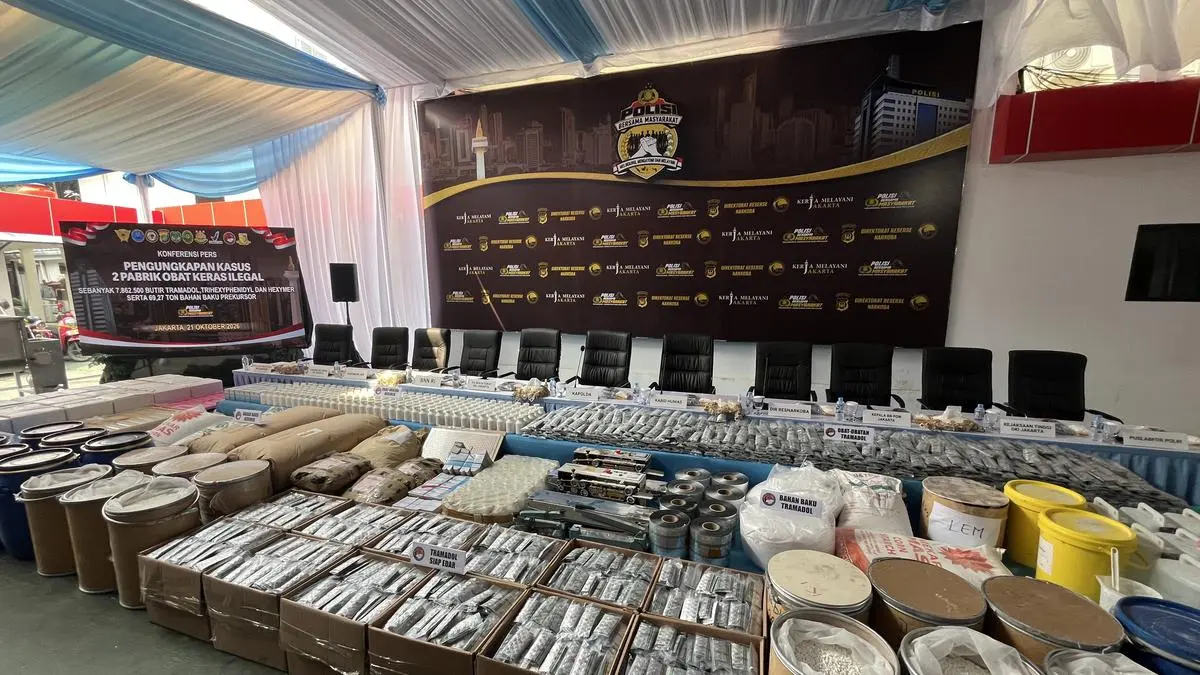 Polisi Ungkap Asal Bahan Baku Pabrik Obat Ilegal di Sukoharjo