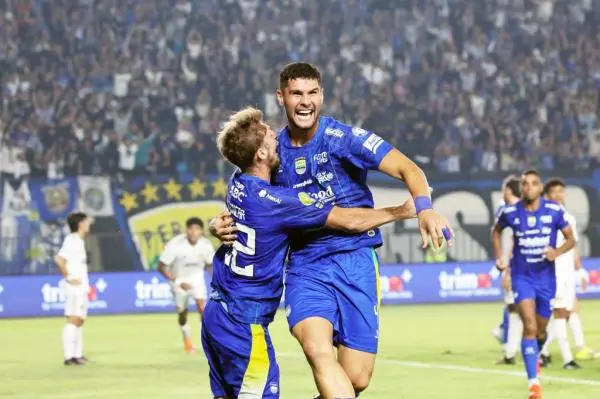 Hasil Super League: Persib Bandung Susah Payah Taklukkan Persik Kediri