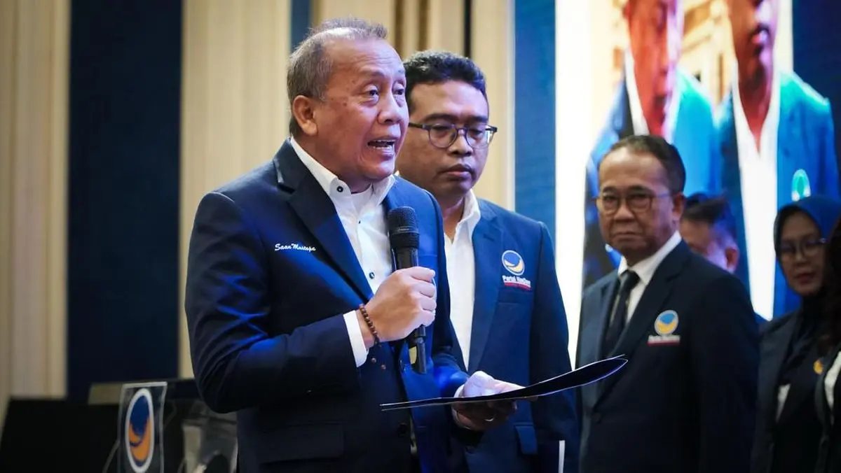 Nasdem Cek Kabar Anggota DPR Tonny Tesar Usul Pemakzulan Gibran