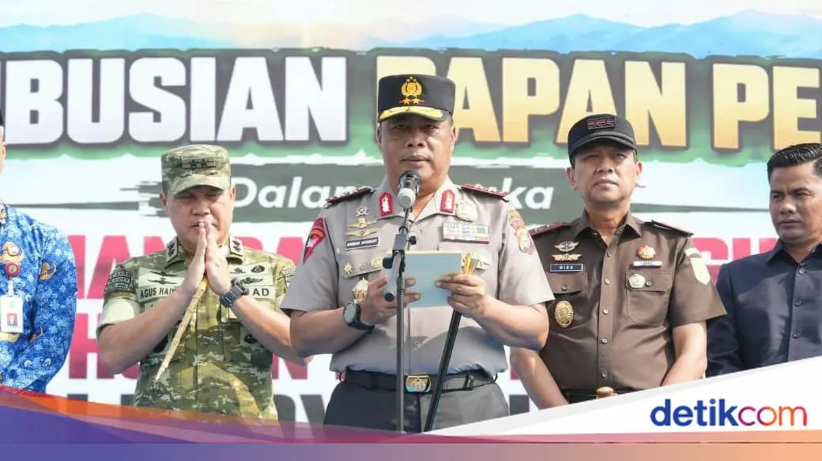 3.394 Hektare Lahan Terbakar di 2026, Polda Riau Tetapkan 65 Tersangka