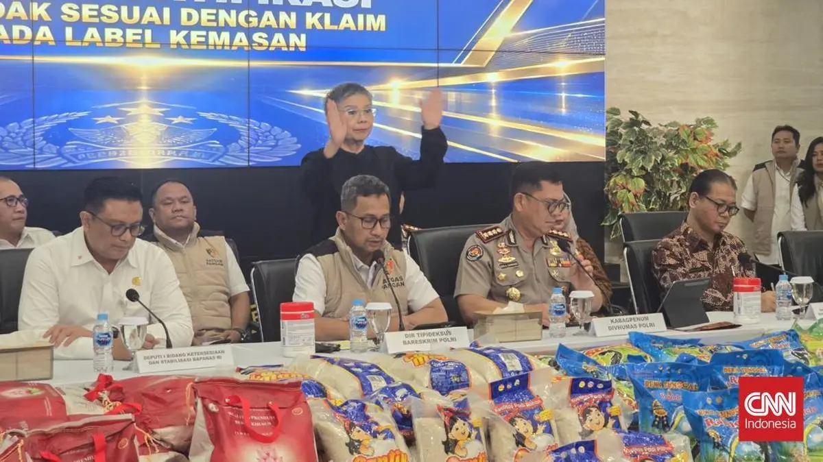 Pabrik Beras Fortifikasi Bodong di Sumut Digerebek, Produksi 525 Ton